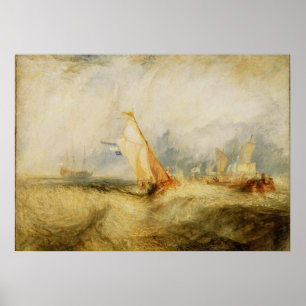 Poster Joseph Mallord William Turner Van Tromp Going Ab