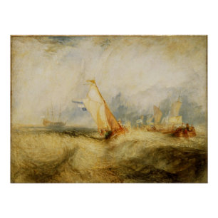 Póster Joseph Mallord William Turner Van Tromp Going Ab