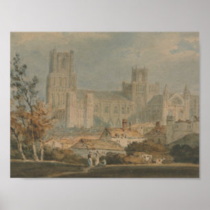 Poster Joseph Mallord William Turner - Visão de Ely