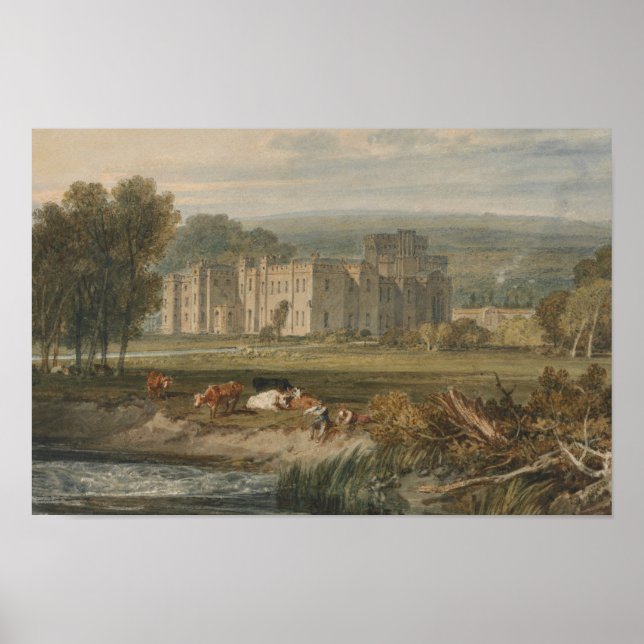 Póster Joseph Mallord William Turner - Visão de Hampton (Frente)