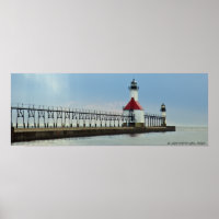 Joseph North Pier Lights, Michigan