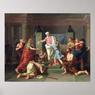 Poster Joseph reconheceu por seus irmãos, 1789