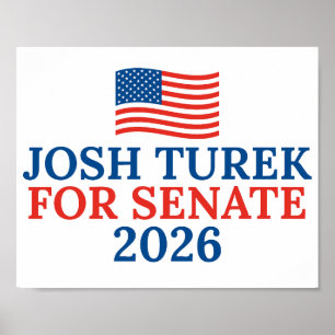 Poster Josh Turek para Senado Eleição Iowa 2026