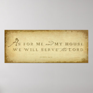 Póster Joshua 24:15