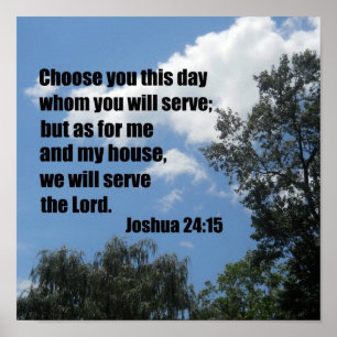 Póster Joshua 24:15