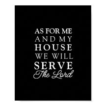 Joshua 24:15 Para mim e minha escritura