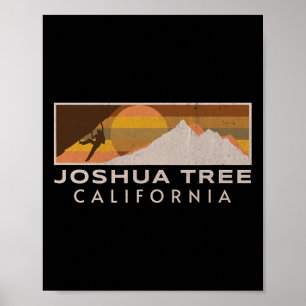 Poster Joshua Tree Escalada em Rocha Nerd Boulderer Monta