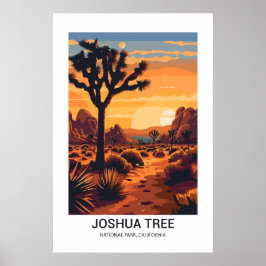 Poster Joshua Tree National Park Califórnia EUA