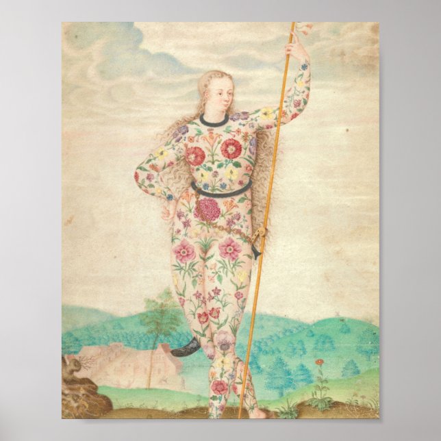 Poster Jovem Celta Tatuado Filha do Guerreiro Jacques (Frente)