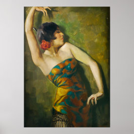 Poster Jovem dançando por George Owen Wynne Apperley