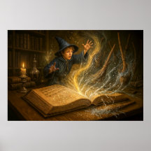 Jovem feiticeiro com ilustração de fantasia de liv