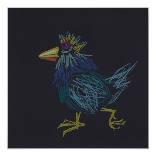 Póster Jovem Galo Chinês Ano Novo Aniversário P Poster (Frente)