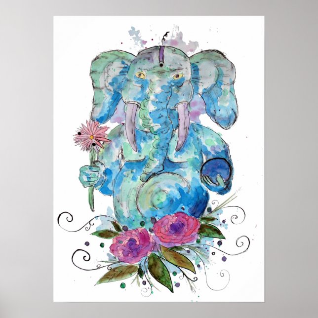 Poster Jovem Hippie Deus (Frente)