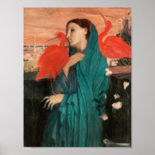 Poster Jovem Mulher com Ibis, Degas