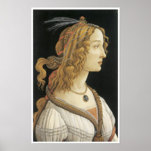 Póster Jovem mulher na guisa mitológica, C. 1480-85