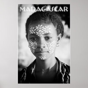 Póster Jovem mulher nosybéenne
