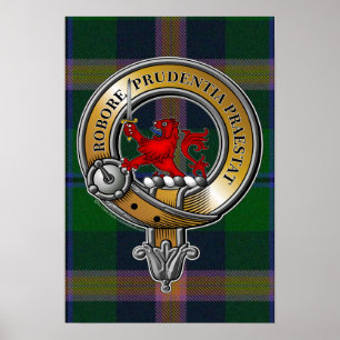 Poster Jovem Tartan e Crachá