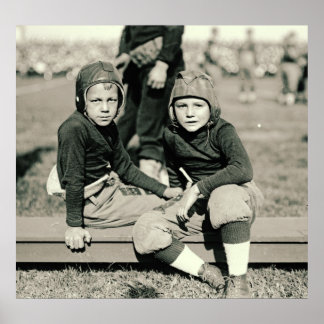 Póster Jovens adeptos do futebol 1920