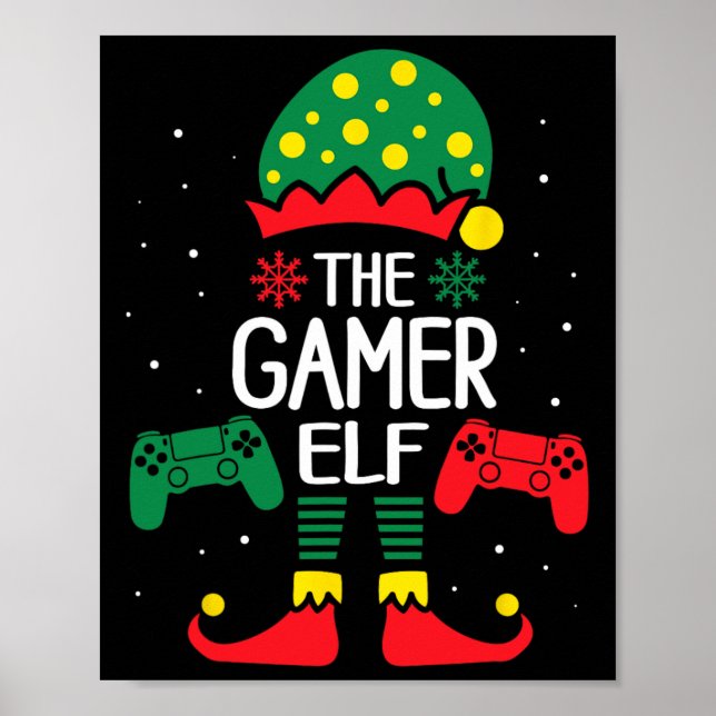 Poster Jovens de jogos da família de jogadores de natal K (Frente)