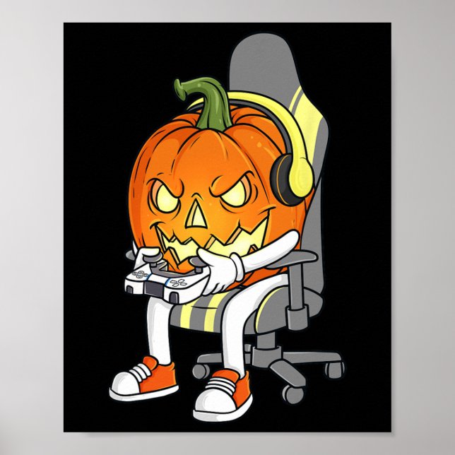 Poster Jovens do Jogo Halloween Jackolanterna assustadore (Frente)