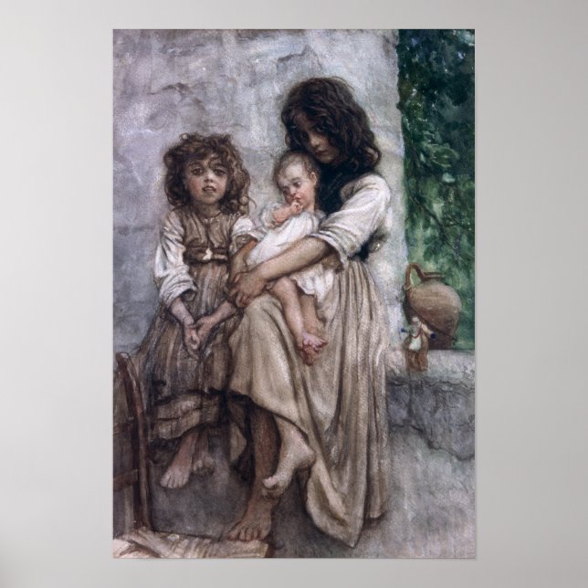 Póster Jovens raparigas de Ischia (Frente)