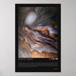 Poster Jovian Close Encontro (Nave Espacial Juno)