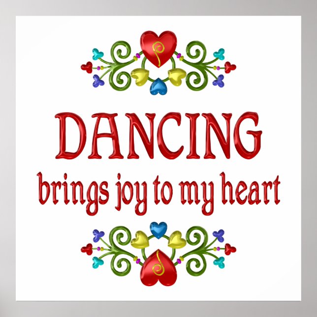 Póster Joy dançante (Frente)