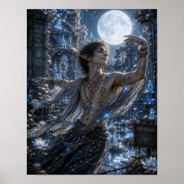 Poster Joy / Moon Dancer / Lunar Garden (Frente)