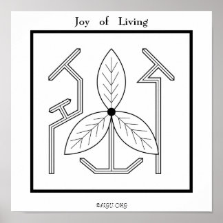 Poster Joy of Living