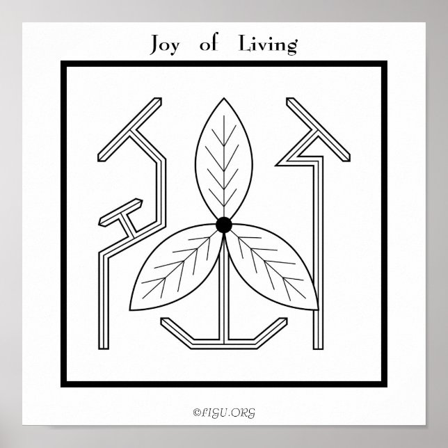 Poster Joy of Living (Frente)