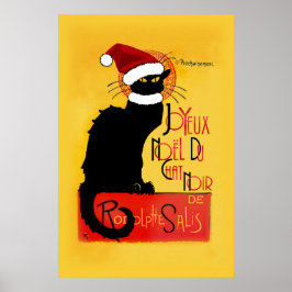Póster Joyeux Noël Du Chat Noir