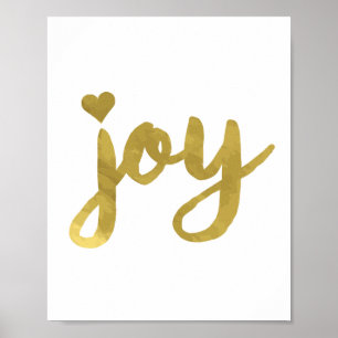 Poster Joyful Joyful Eu tenho Joy Cheio de Joy Joy