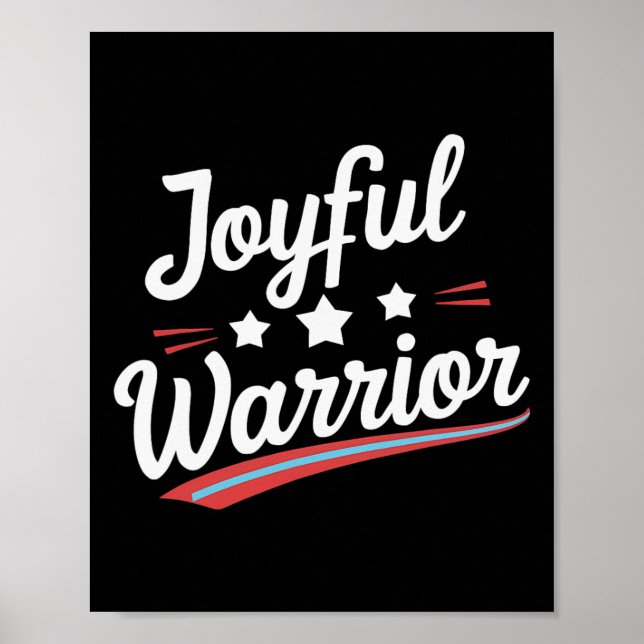 Poster Joyful Warrior Kamala 2024 Joyful Warrior (Frente)