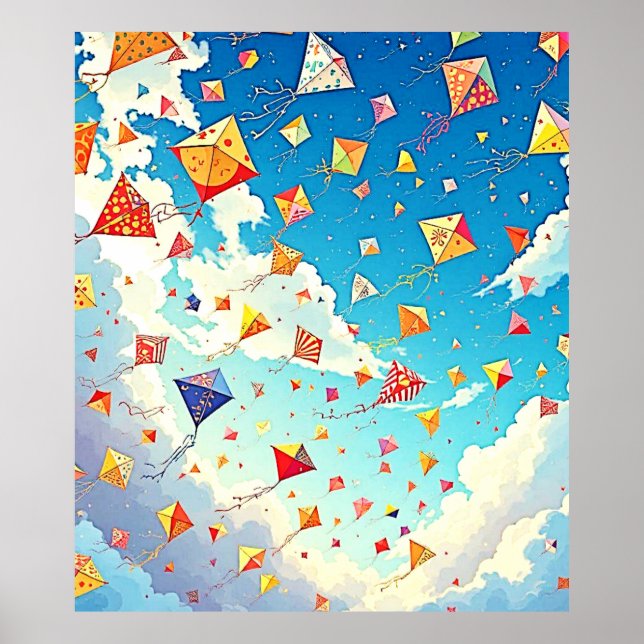 Poster Joythias Kites Alto (Frente)