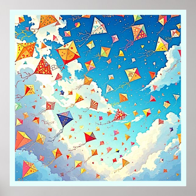 Poster Joythias Kites Alto (Frente)