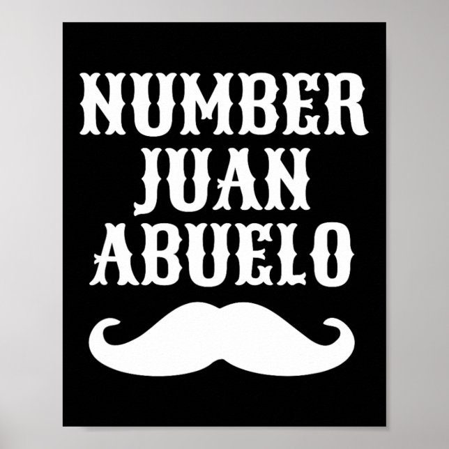 Poster Juan Avô Presentes Espanhol Mexicano Melhores para (Frente)