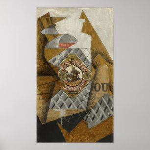 Póster Juan Gris Bottle of Anís del Mono