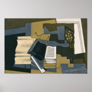 Póster Juan Gris Carafe and Book