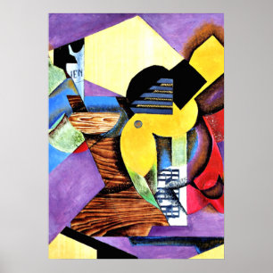 Poster Juan Gris - Violão, 1913