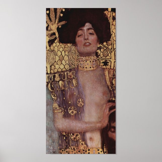 Poster Judith com a Cabeça Holofernes (Frente)