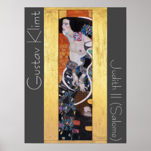 Poster Judith II Gustav Klimt Art Nouveau