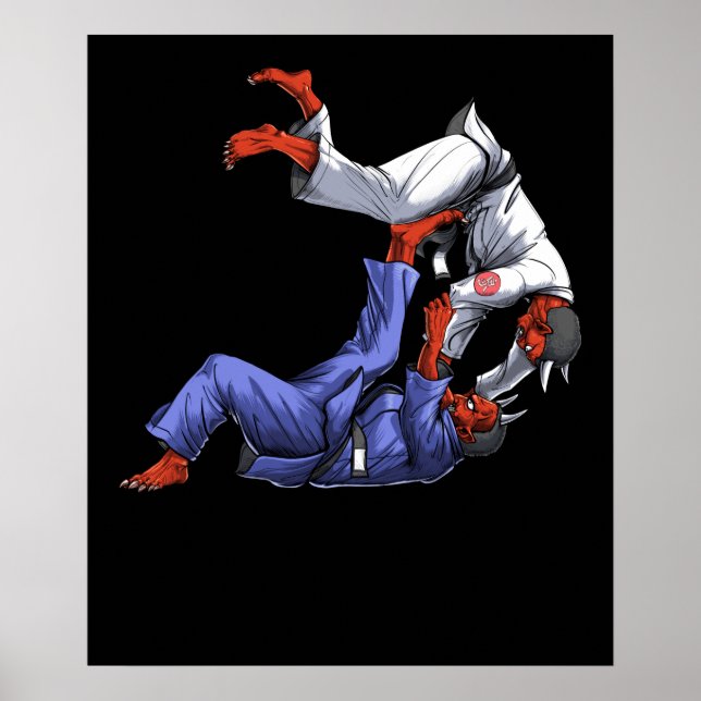 Poster Judo Luta Demons Oni (Frente)
