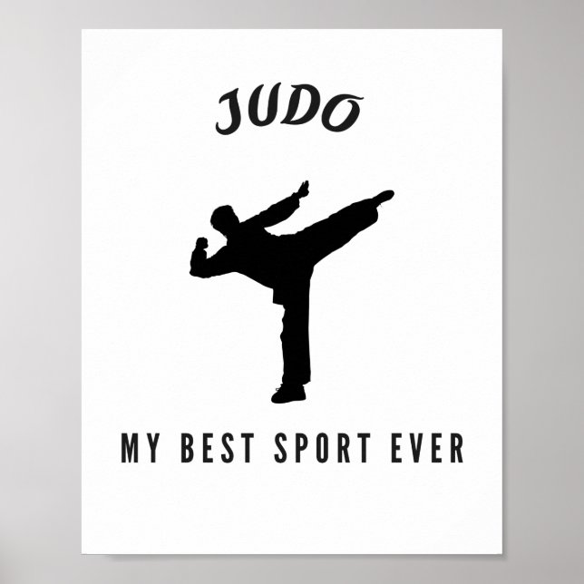 Poster Judo meu melhor esporte de sempre (Frente)