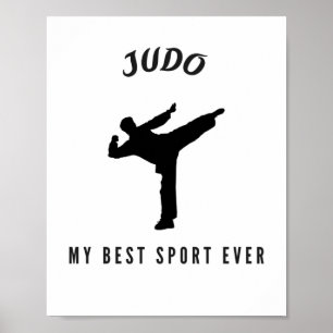 Poster Judo my best sport ever
