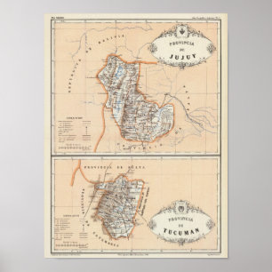 Poster Jujuy e Tucuman, Argentina