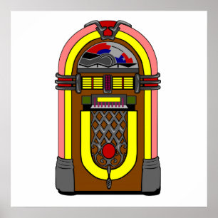 Poster Jukebox retro