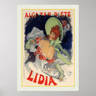 Poster Jules Chéret,anúncio,1895