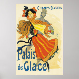 Poster Jules Cheret - Palais de Glace