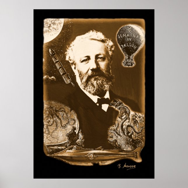 Póster Jules Verne Tribute (Frente)