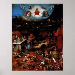 Poster Julgamento de Hieronymous Bosch o último